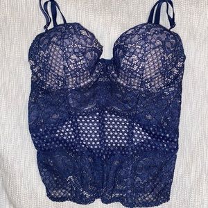 COPY - VS Blue Push-up Corset